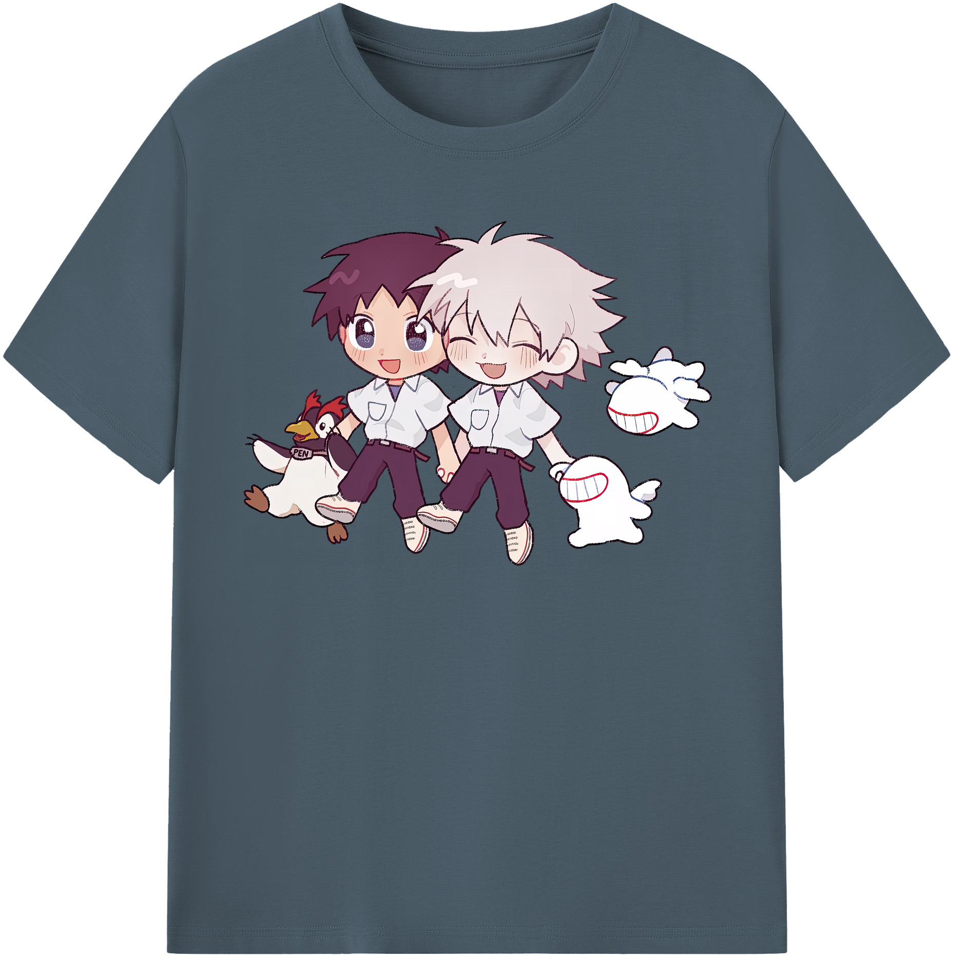 （画像用） EVA 新世紀エヴァンゲリオン 綿100％半袖Tシャツ（フロントプリント）